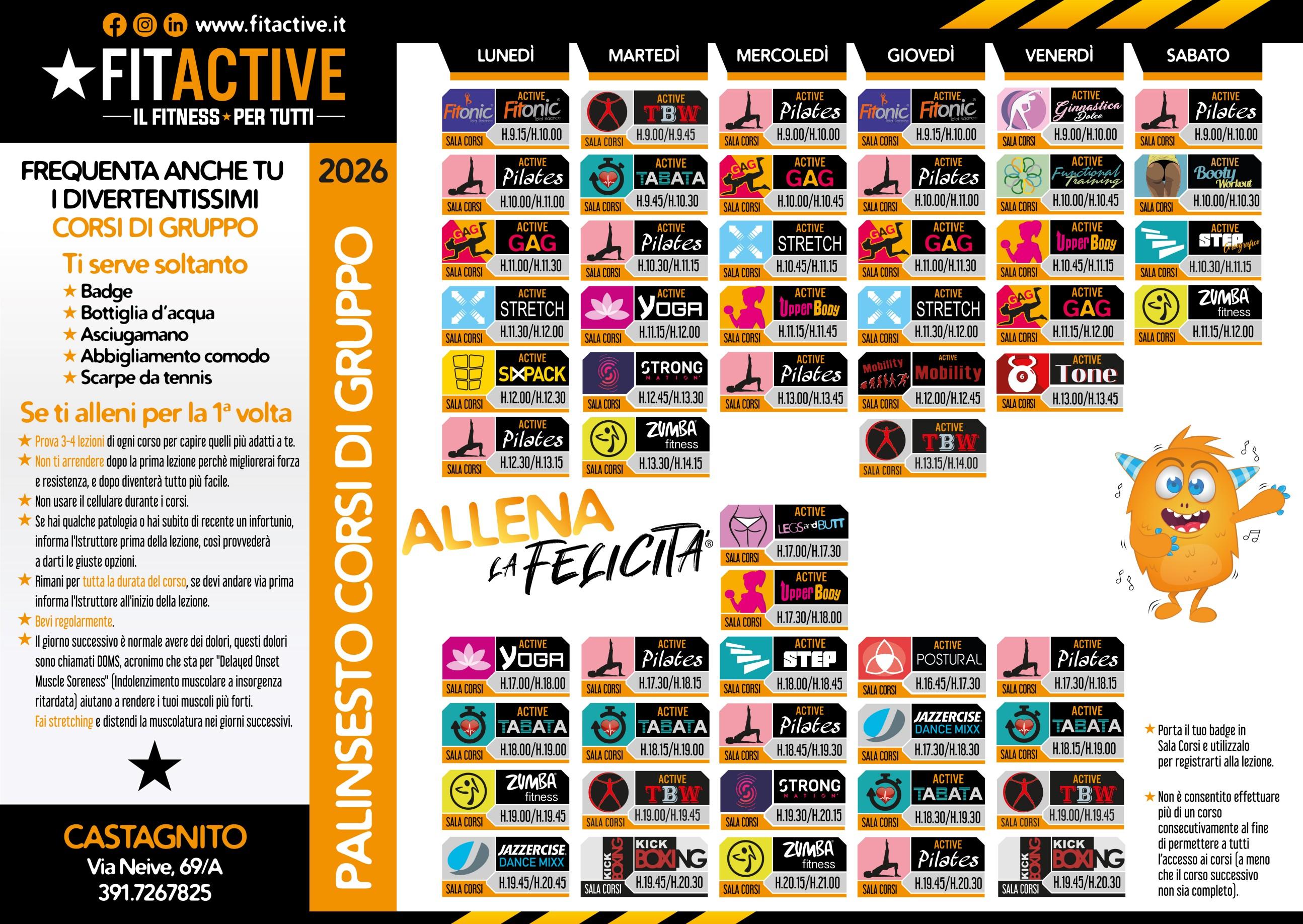 Scopri il palinsesto dei nostri corsi